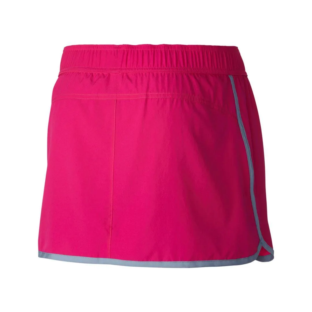 Columbia Women Red Zero Rules Skort (Sun Protection) Body-Hugging Fit