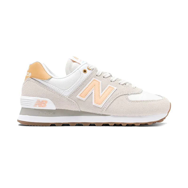 Injury Safe Women's 574 Timberwolf/Alpha Orange