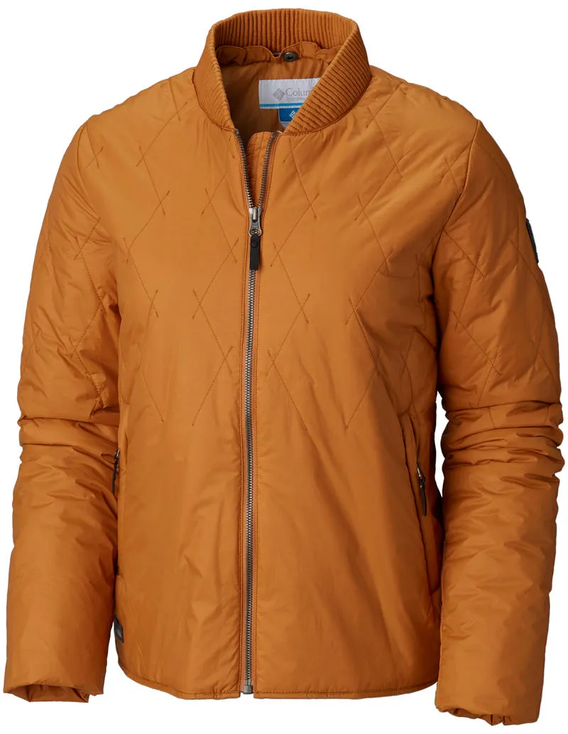 suitable for birthdays Gravity Defying Weight Columbia Women Yellow Castle Crest Jacket