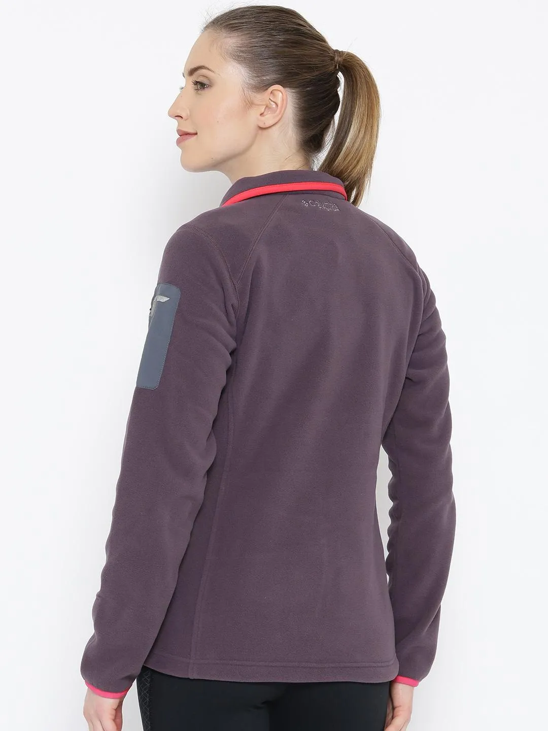 WeightDispersing Padding Office Columbia Women Blue Titan Pass 2.0 Fleece Jacket