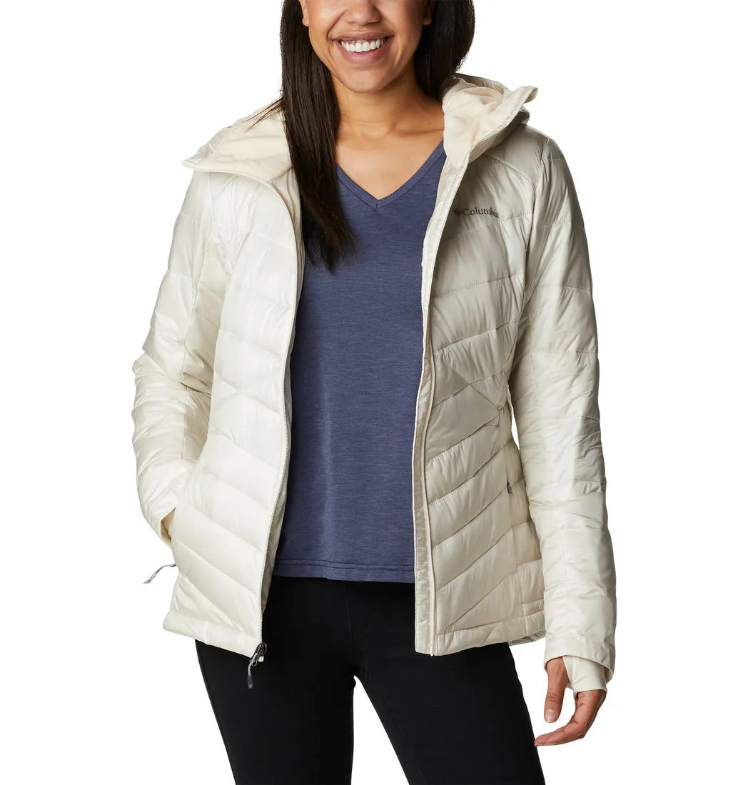 Generation Columbia Women White Joy Peak Hooded Jacket