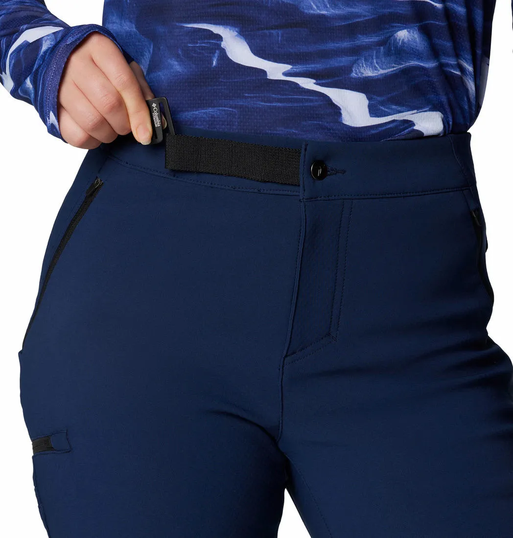 Sweat Control Capri Moisture WickingMaterial Columbia Women Blue Vast Canyon Omni-Heat Infinity Softshell