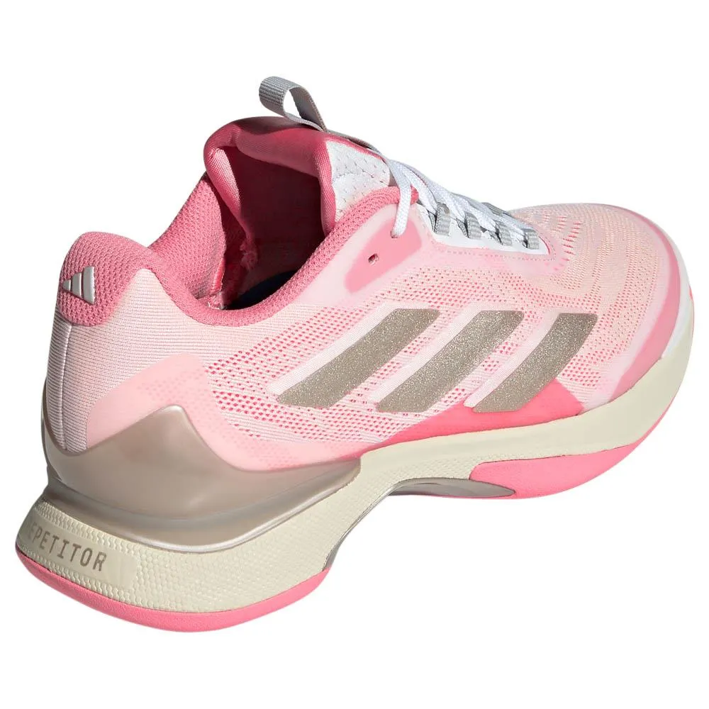 Foot Fit adidas Women's Avacourt 2 EM - Cloud White/Lucid Pink