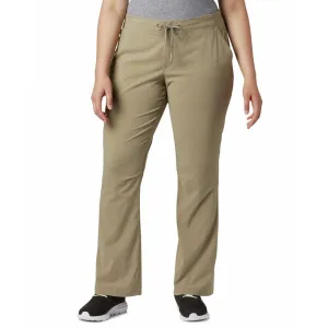 Columbia Women Beige Anytime Outdoor Boot Cut Pant (Sun Protection) Breathable Design