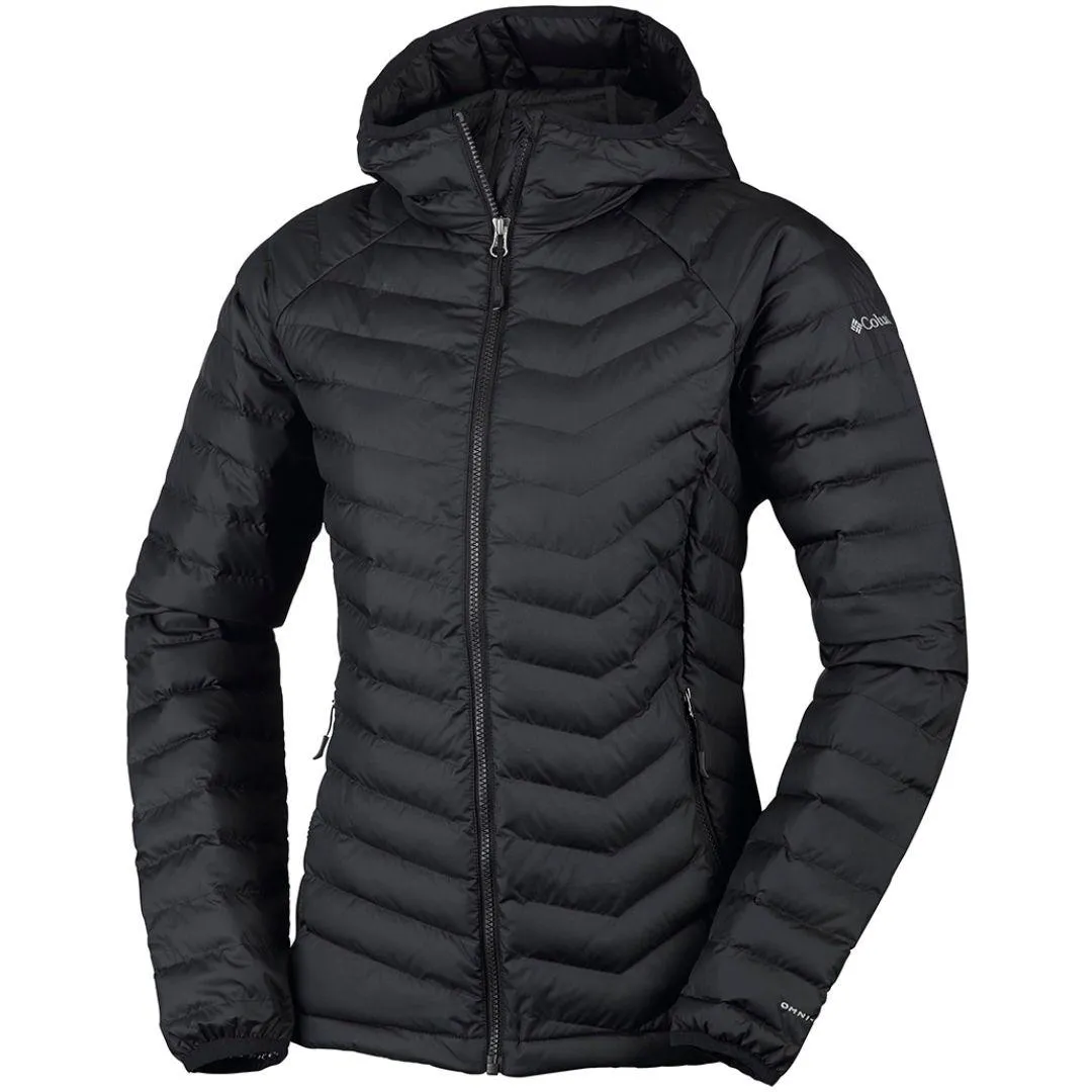 Outdoor Fit Wilderness Columbia Women Black Powder Lite Hooded Jacket