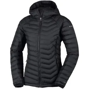Insulation Jacket Teflon Coated Fabric Columbia Women Black Powder Lite Hooded Jacket