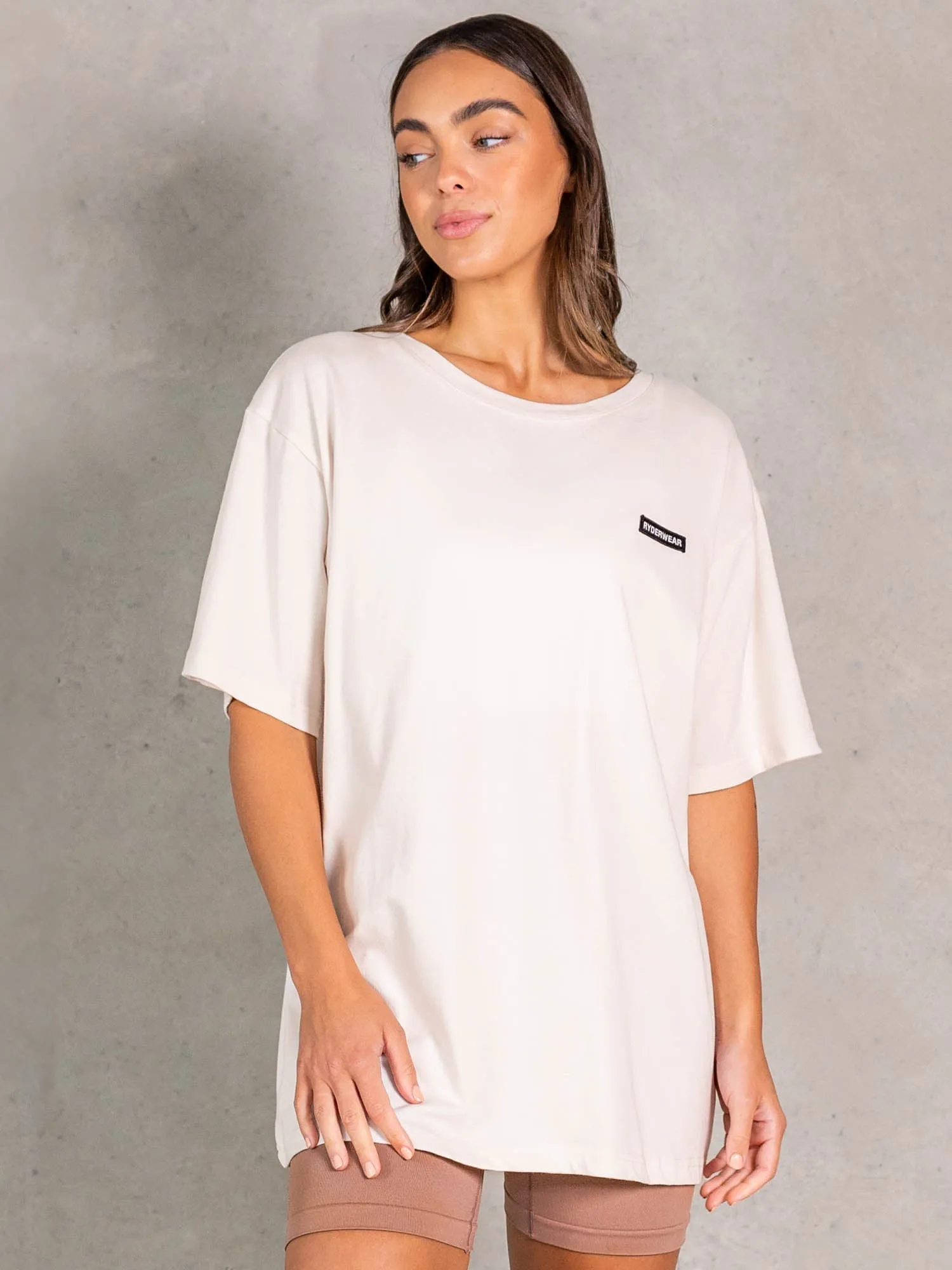 NRG Oversized T-Shirt - Oat Affordable accessibility Minimalist purity