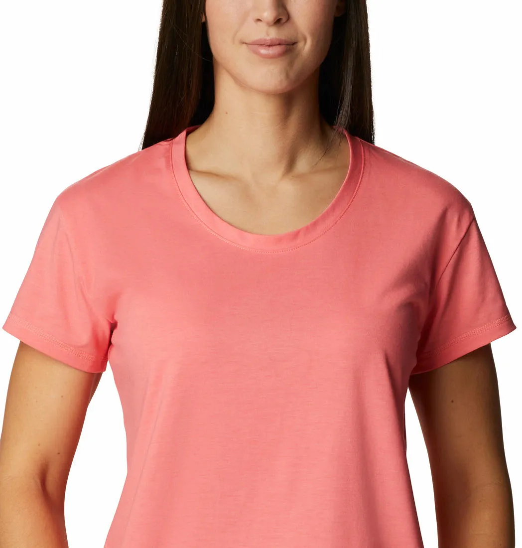 Columbia Women Red Sun Trek SS Tee Perfect for Workouts