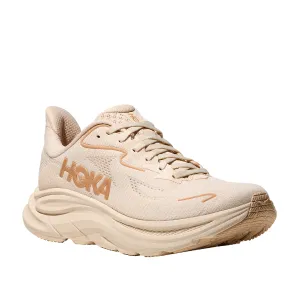 Hoka Women's Clifton 10 Wide Vanilla Torsion Support antimicrobial shoes