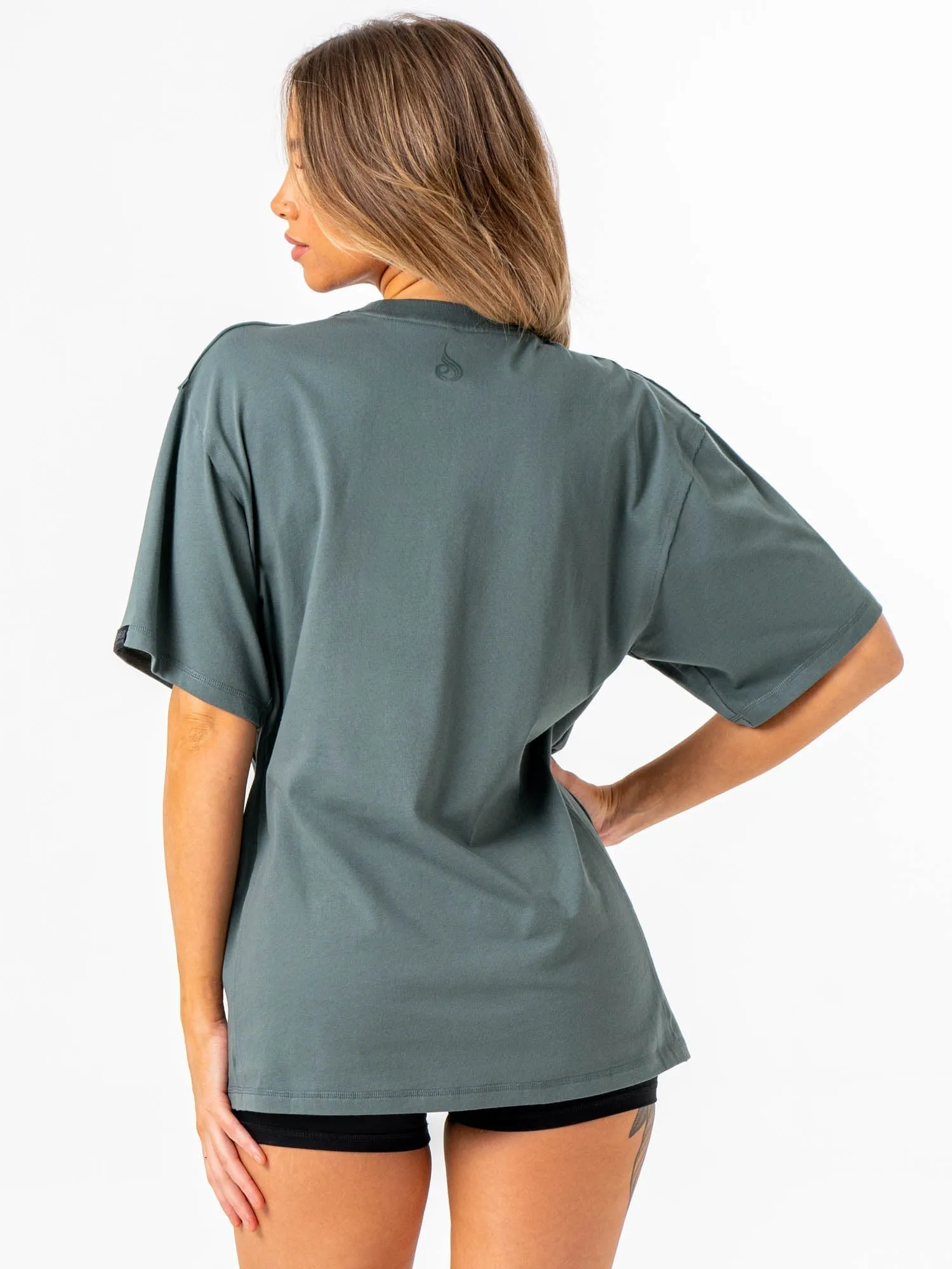 Force Oversized T-Shirt - Fern Green Light Wear LayeringFriendly