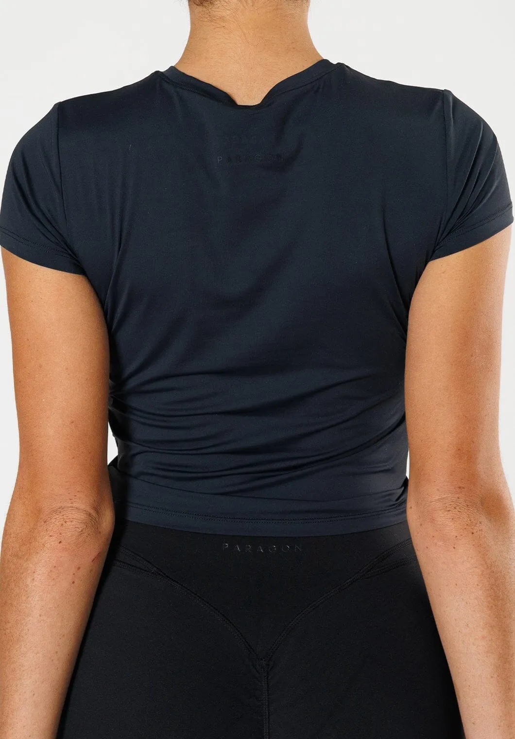 LiteSpeed? Short Sleeve Mid Black Smart Wear
