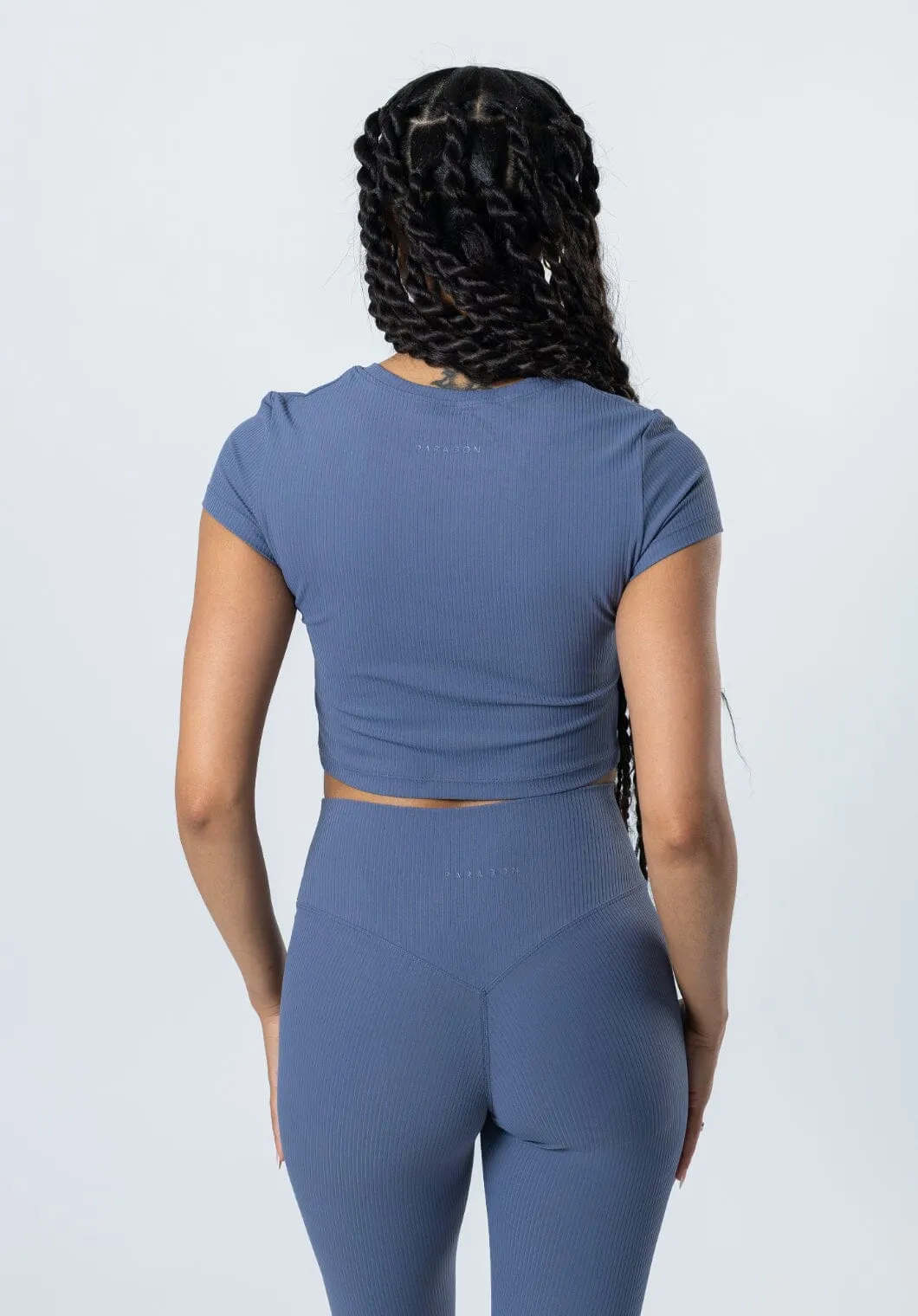 CloudRib Short Sleeve Crop Ace GentleWashResistance