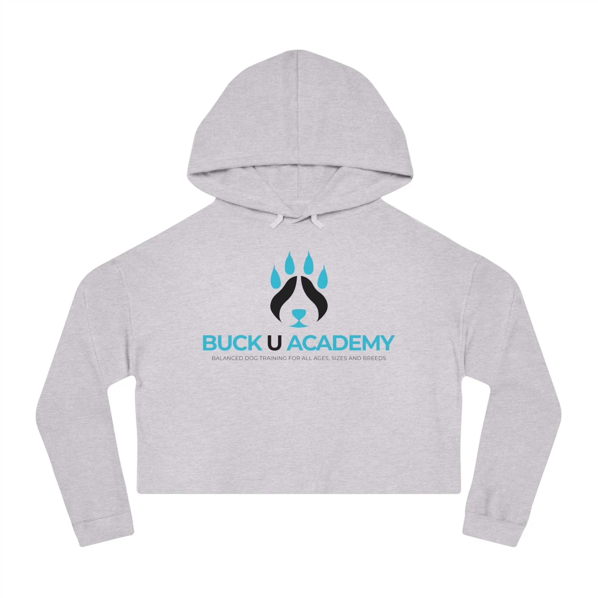 Women??s Cropped Hooded Sweatshirt Rough texture
