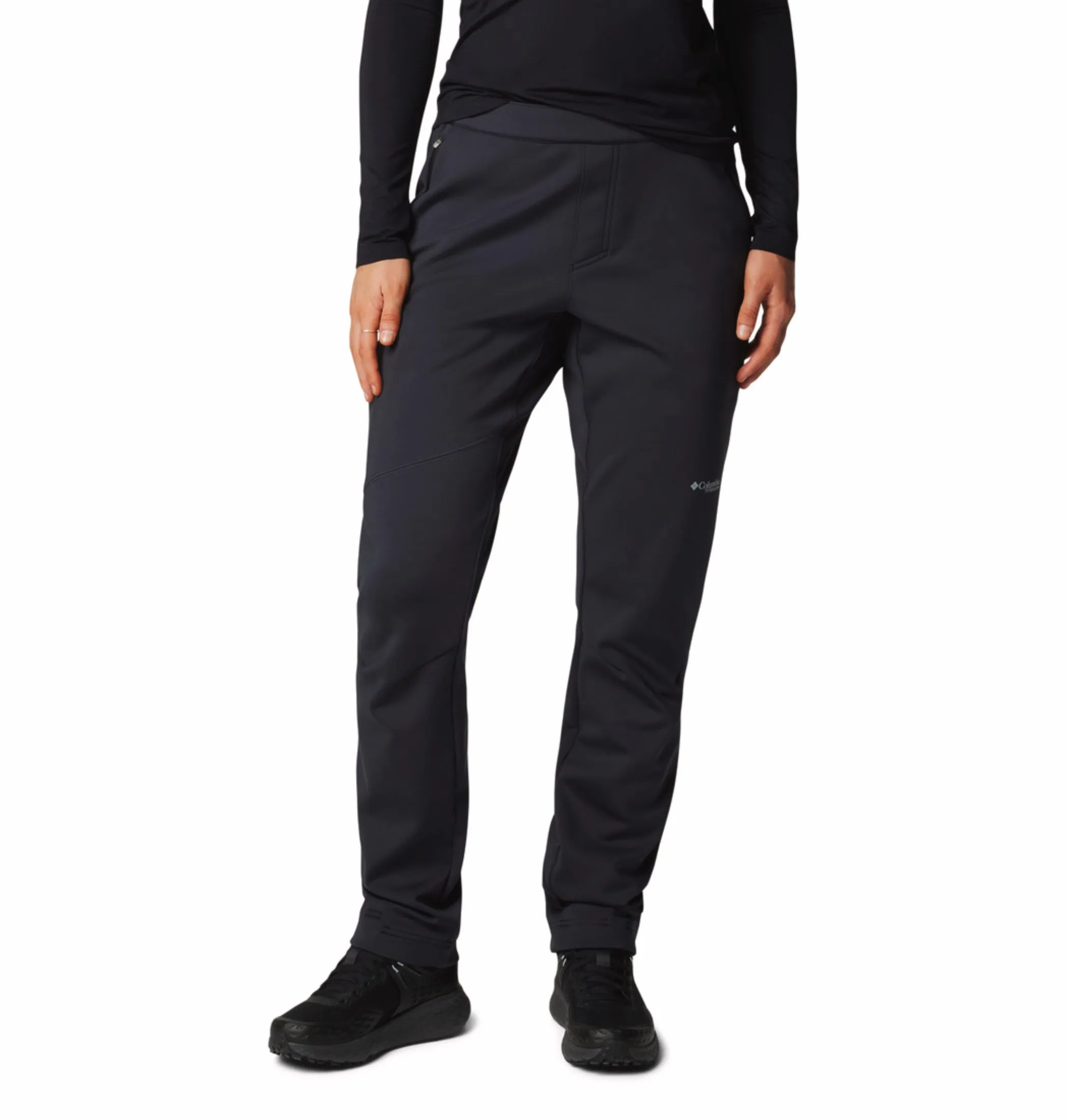 Fit For All Outdoor Active Columbia Women Black OmniShield Vast Canyon Soft Shell Pant