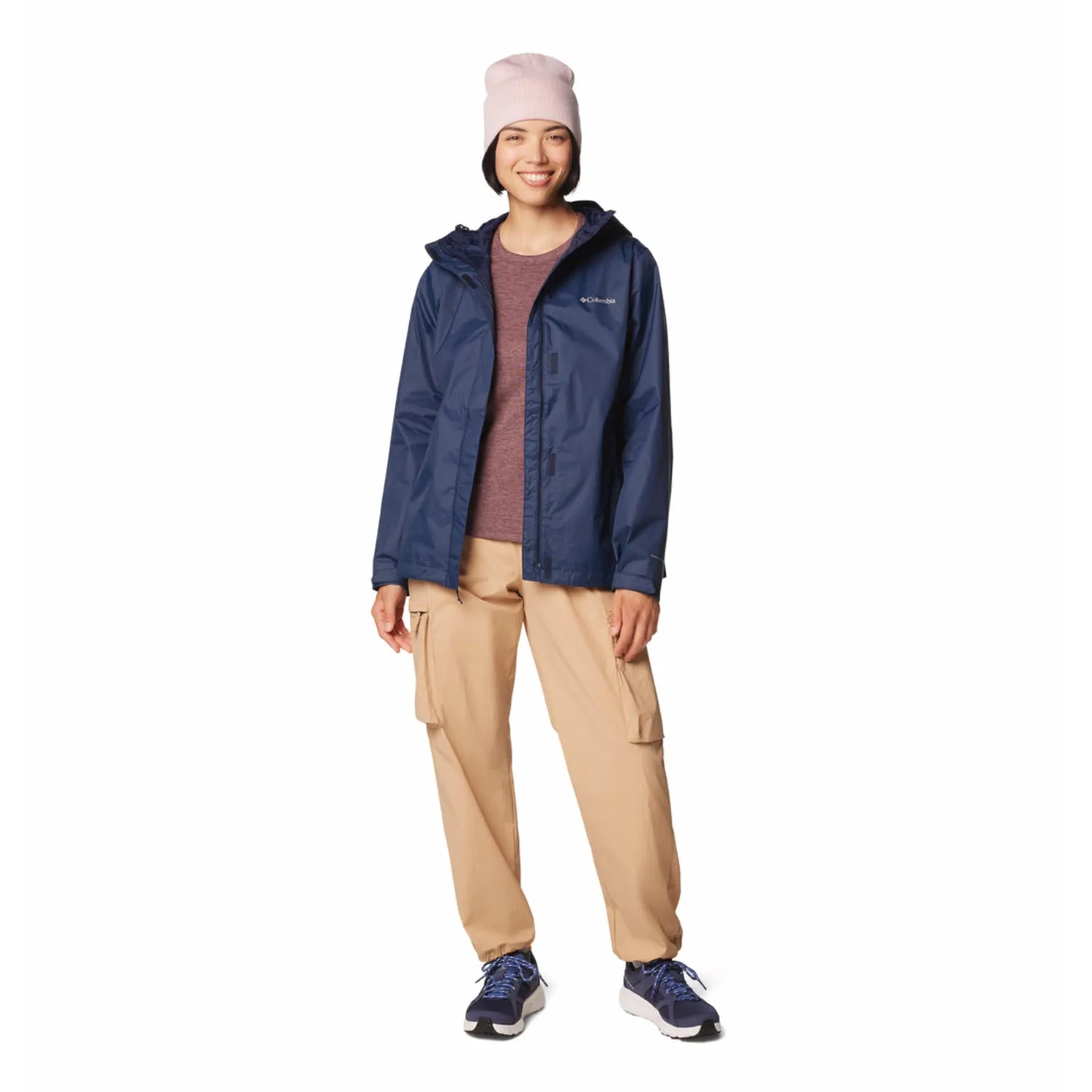 Passport Columbia Women Blue Arcadia II Jacket Waterproof