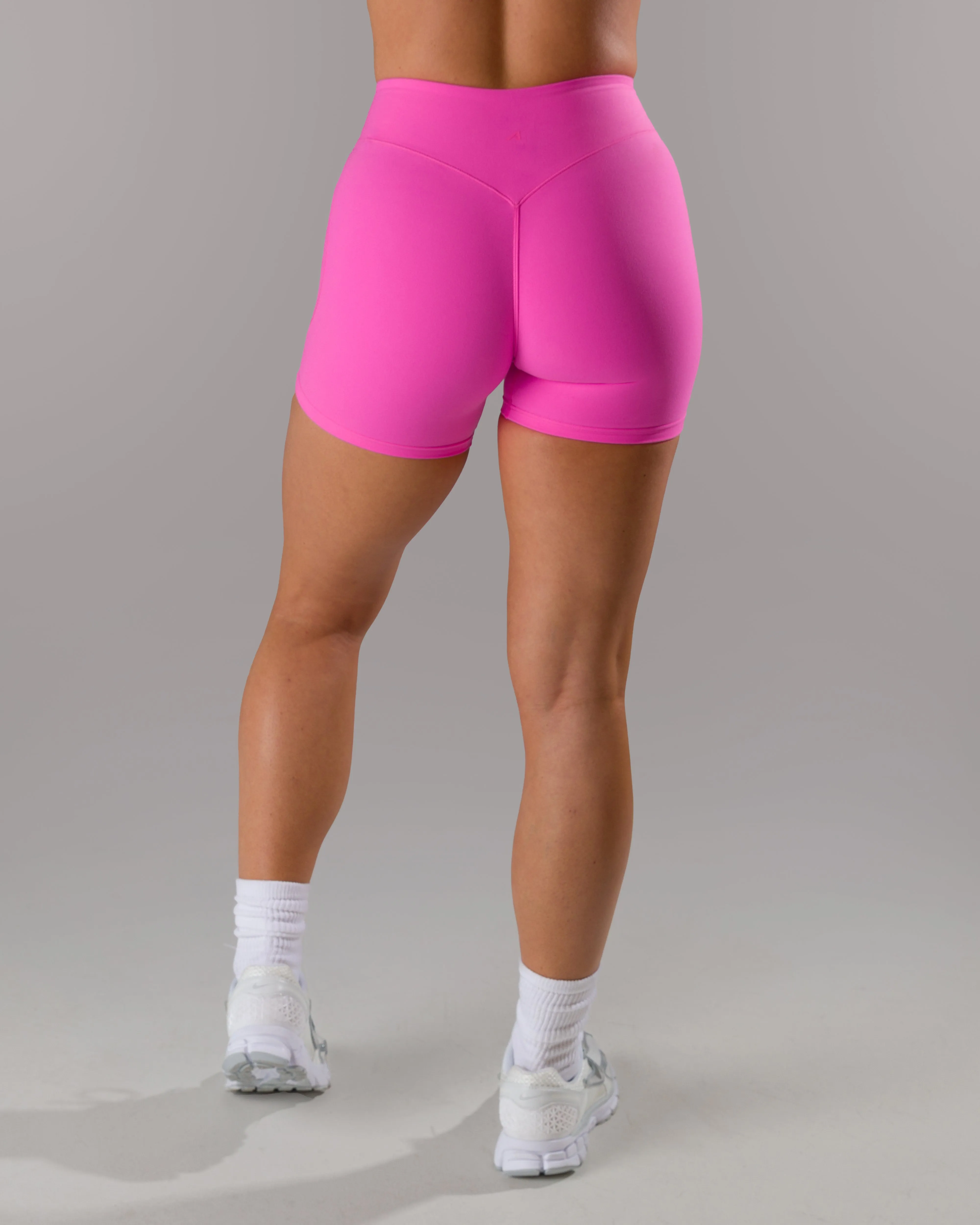 Wrap Short - Malibu Pink Warm Weather Wear Mesh Fabric