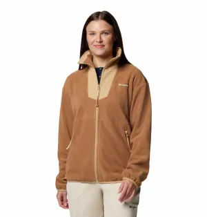 Classic Comfort Blueprint Columbia Women Brown Sequoia Grove Full Zip Fleece