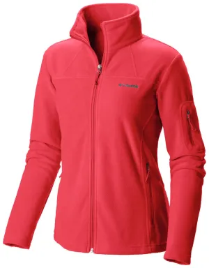 Autumn Columbia Women Red Fast Trek II Full Zip Fleece Jacket