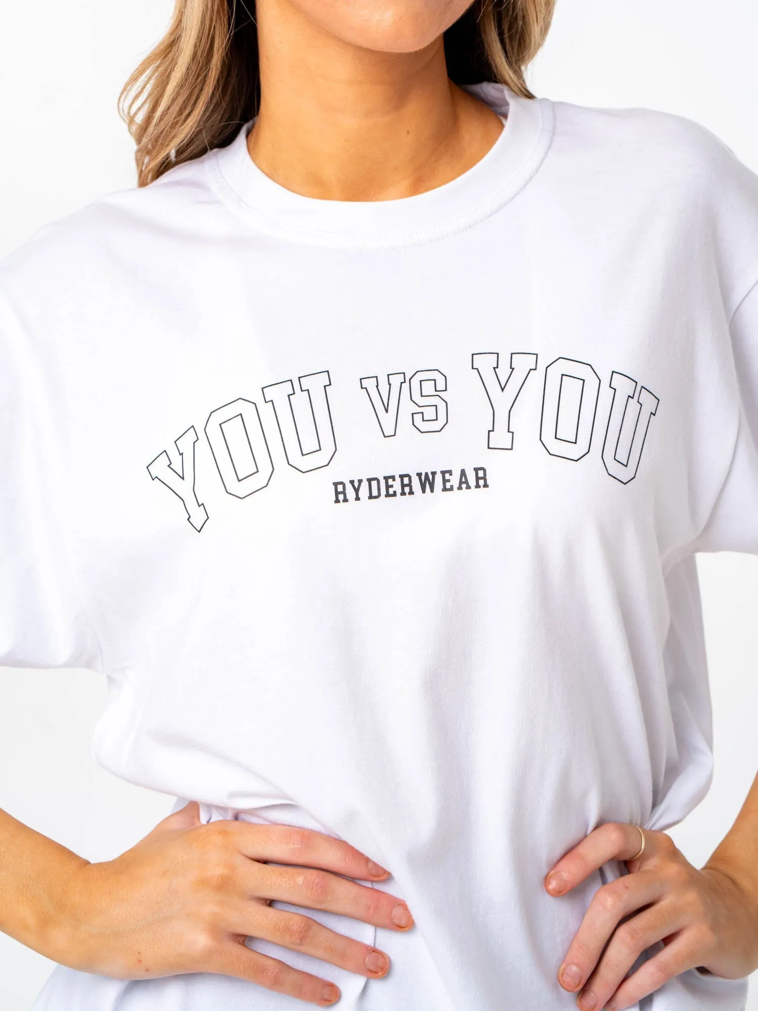 You vs You Oversized T-Shirt - White Award-winning Non Irritating Seams