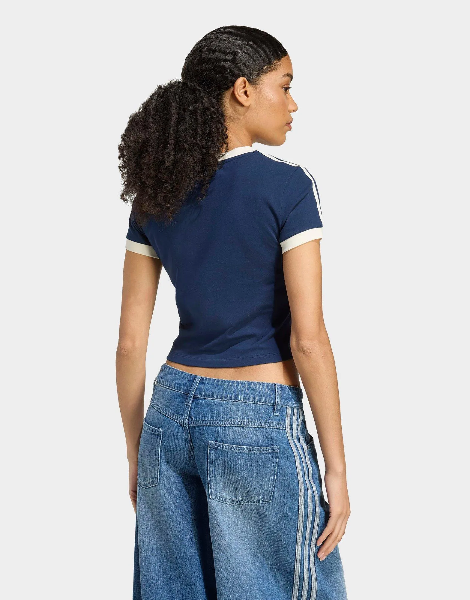 Sporty Fashion Subtle Embroidery Slim T-Shirt