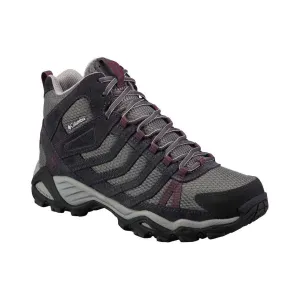 Columbia Women Grey HELVATIA MID WATERPROOF Fast Dry Footwear Easy Break-In