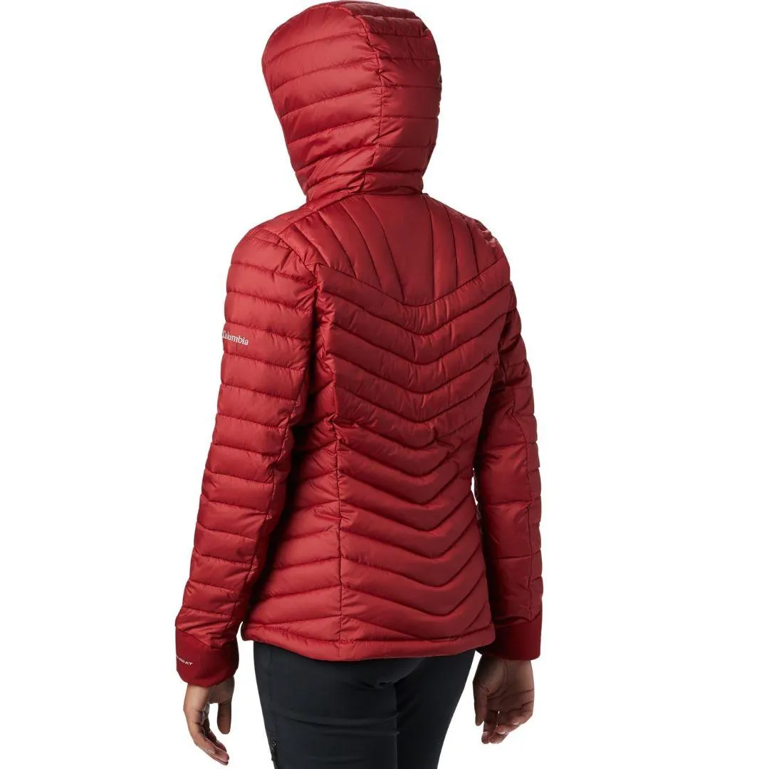 Water-Resistant Protection Columbia Women Red Windgates Hooded Jacket