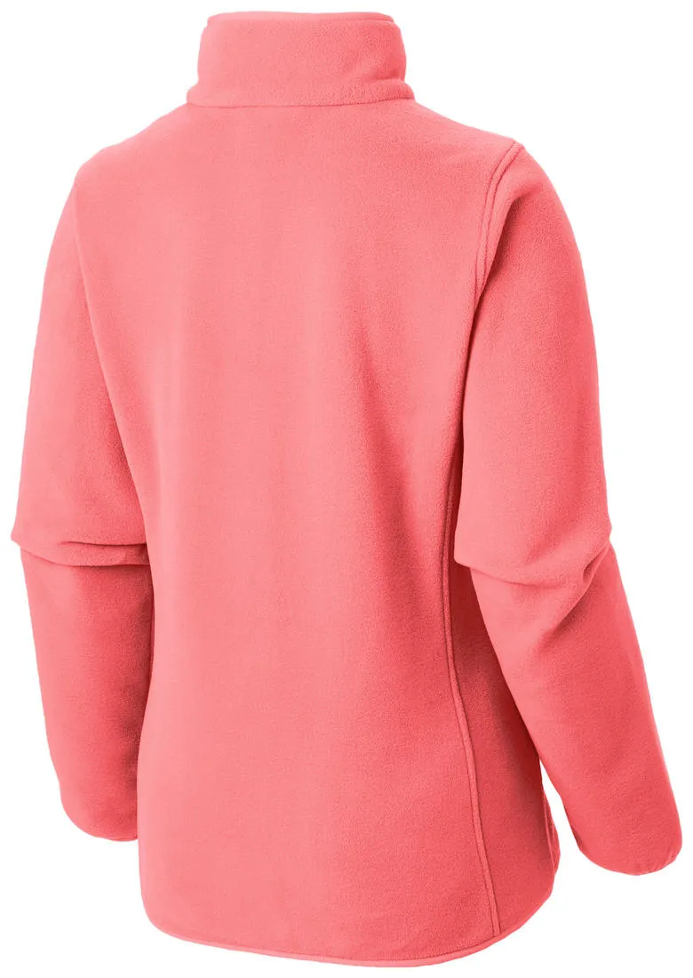 Tights NonRestrictive Armholes Columbia Women Orange Fuller Ridge Fleece Jacket