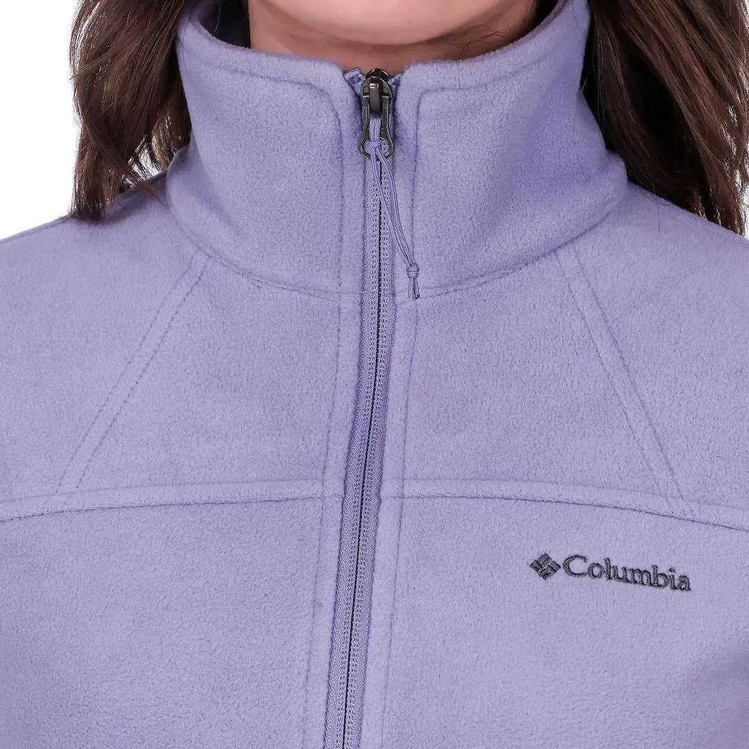 Columbia Women Purple Fast Trek II Jacket Articulated Sleeve Cut