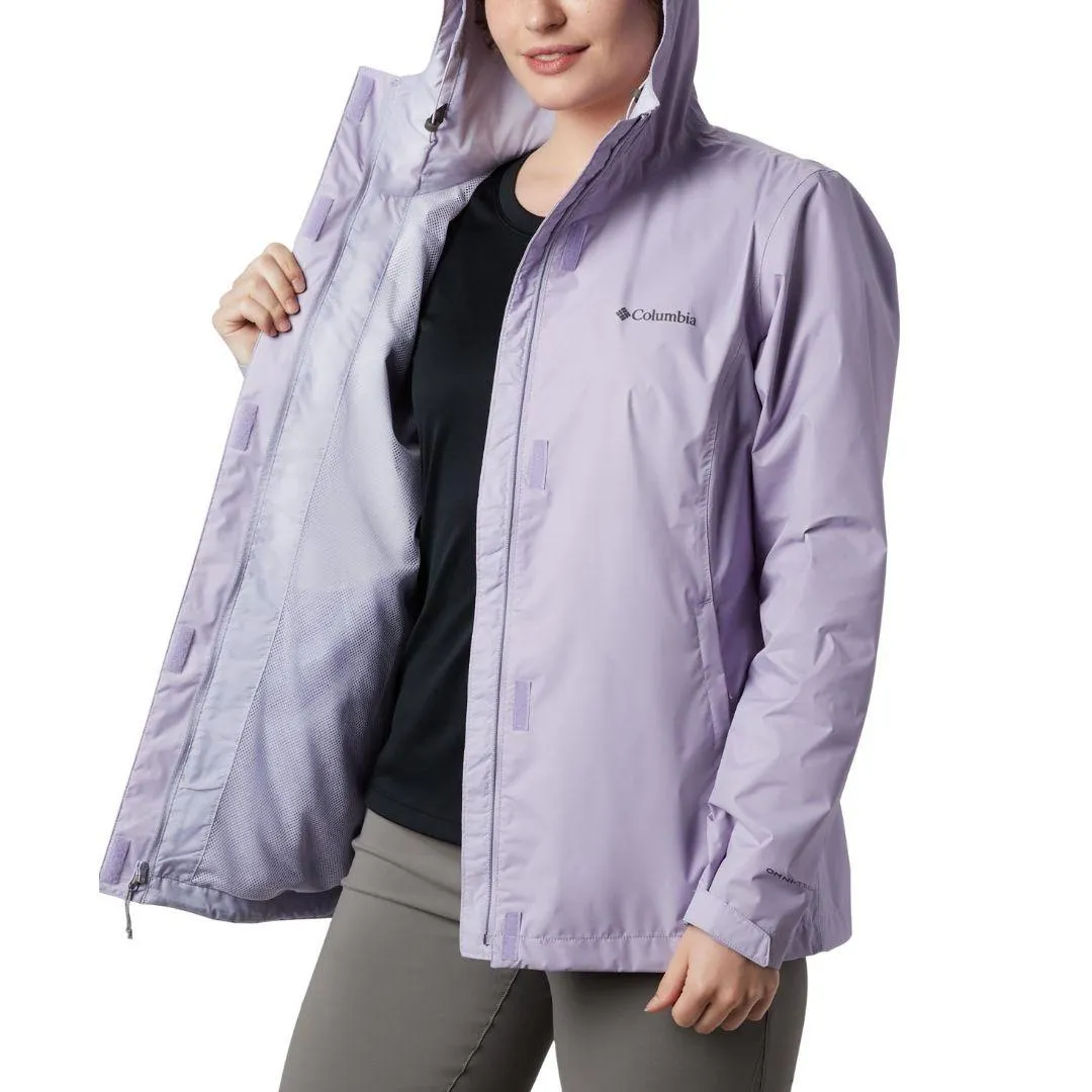 Columbia Women Purple Arcadia II Jacket Waterproof suitable for modeling