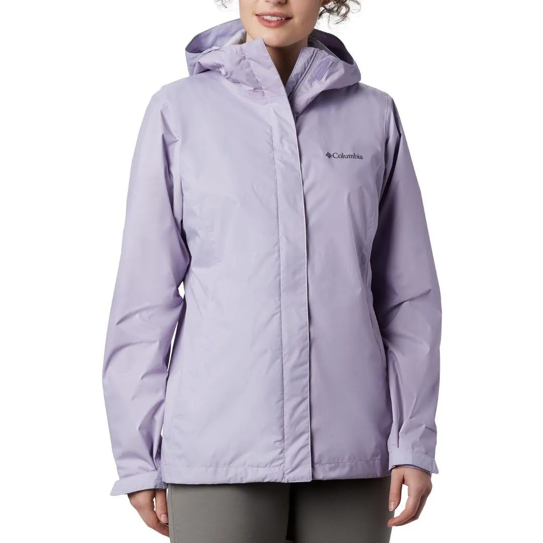 commuting Columbia Women Purple Arcadia II Jacket Waterproof