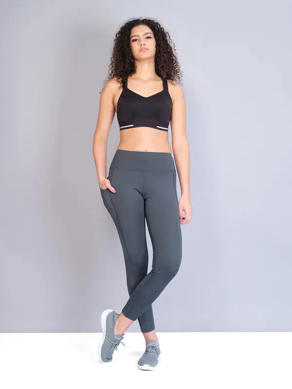 For Teens Lightweight Material Women Solid Slim Fit Tights with ELASTO PLUS