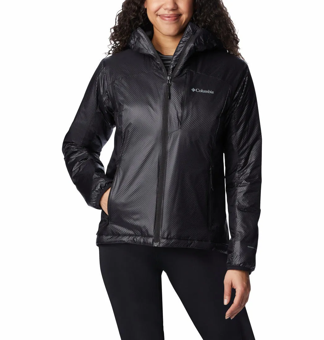 Rain Friendly Panama Columbia Women Black Arch Rock II Hooded Jacket