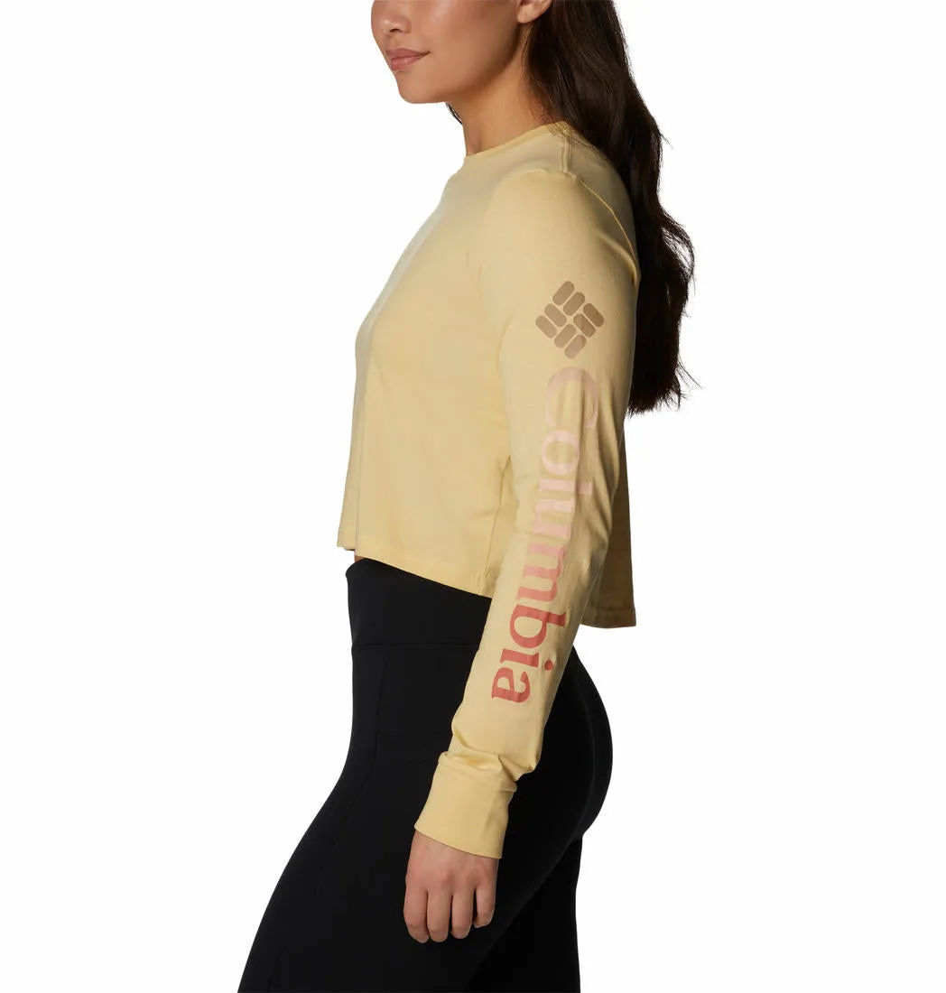 Casual Essentials Wear Fashion-Forward Look Columbia Women Yellow North Cascades LS Printed