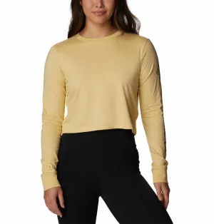 All-Weather Wear Columbia Women Yellow North Cascades LS Printed
