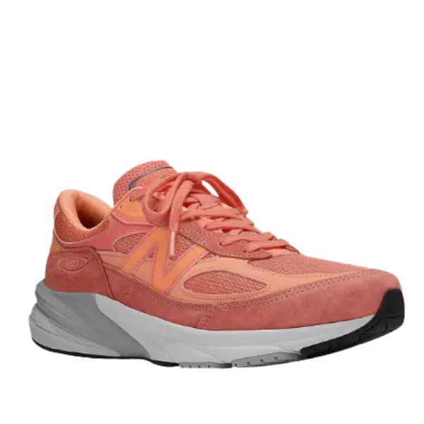 New Balance Unisex 990v6 Rose Foot Support Hybrid Cushion System