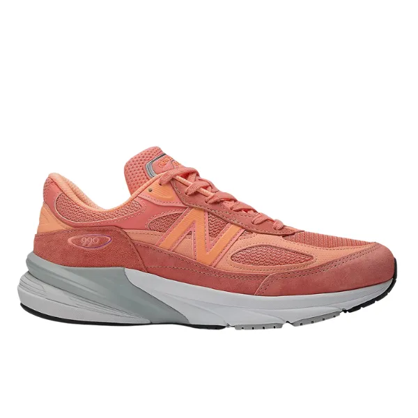 Light - weight laces New Balance Unisex 990v6 Rose