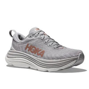 Ankle Lock System long - distance runners' shoes HOKA Women's Gaviota 5 Wide Harbor Mist/Rose Gold