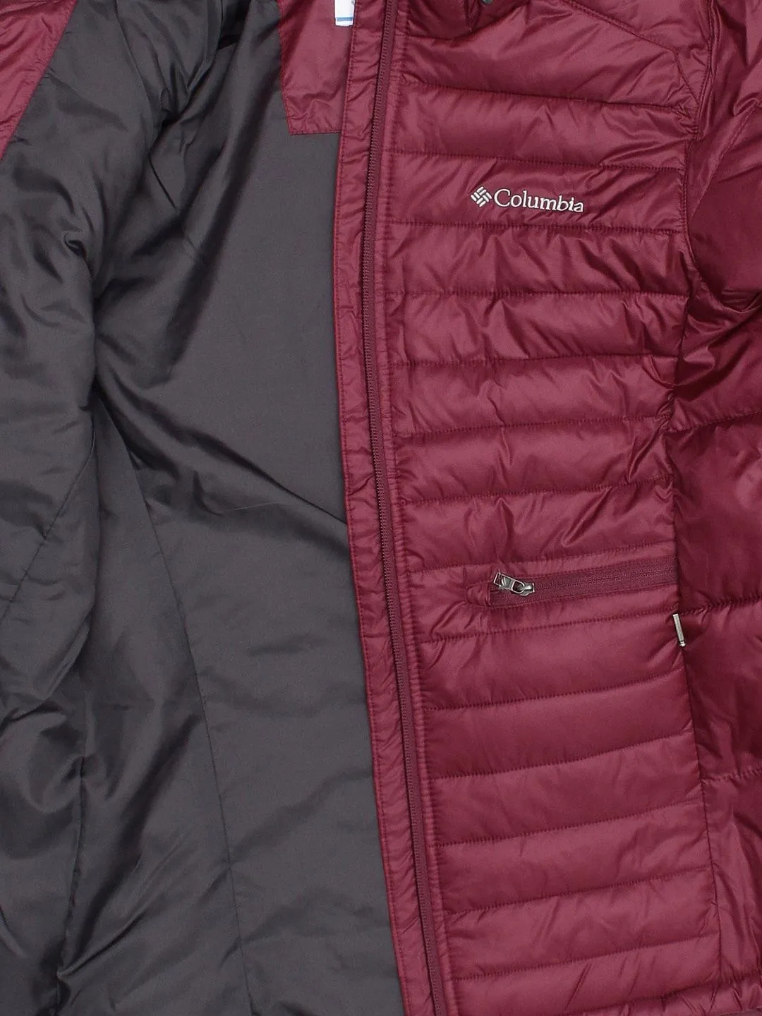 Allure Infatuation Columbia Women Red Powder Pillow Jacket
