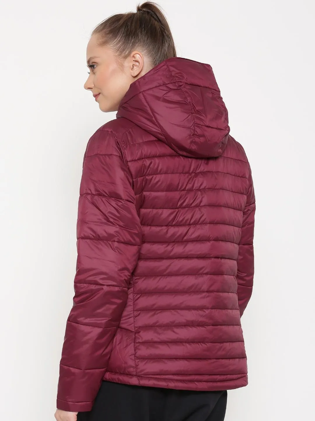 AntiStaticLining MultiPocketDesign Columbia Women Red Powder Pillow Jacket