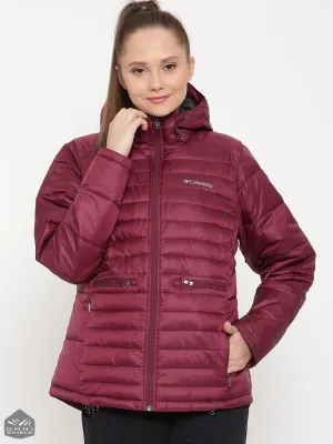 Columbia Women Red Powder Pillow Jacket Work Comfort