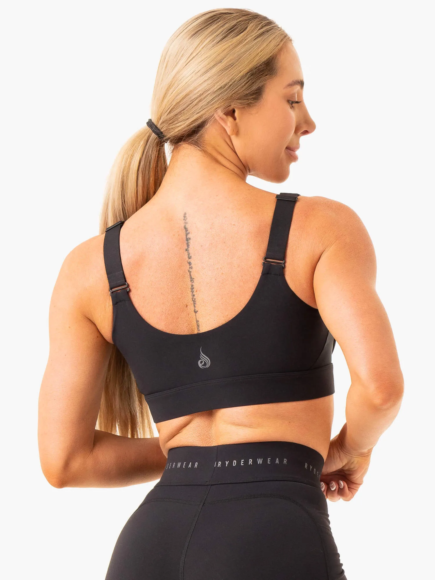 Low-intensity workouts Heighten High Impact Sports Bra - Black