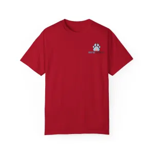Distressed Hem Finish Unisex Garment-Dyed T-shirt