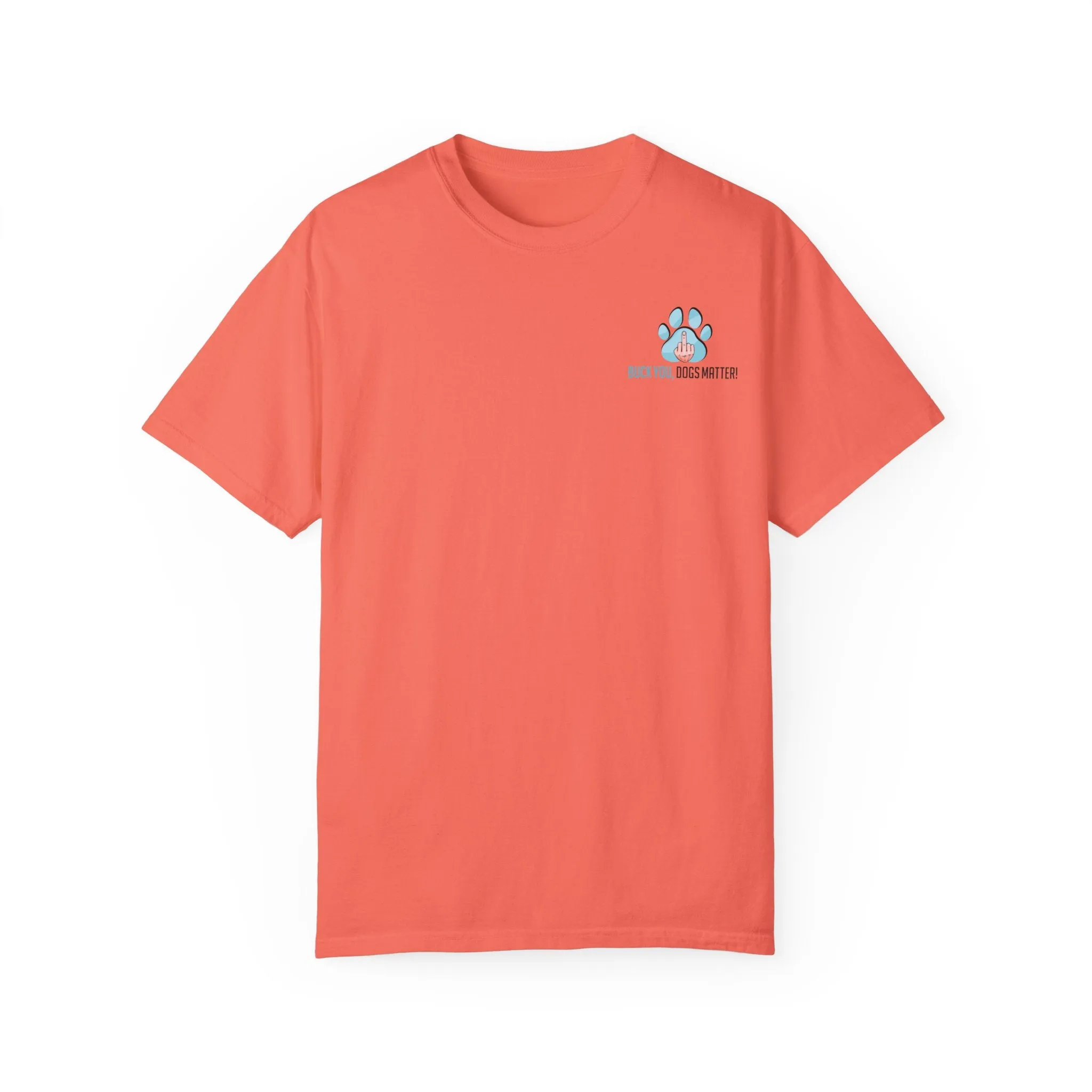 Unisex Garment-Dyed T-shirt Flexible Ribbed Neckline