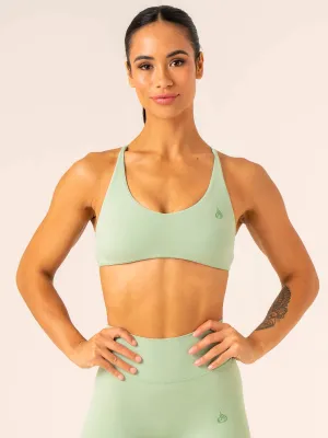 NKD Embody Sports Crop - Pistachio Open-back seams