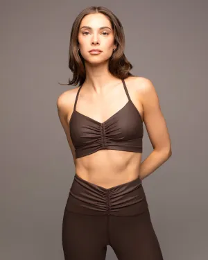 Palma Gloss Longline Bra Supportive Side