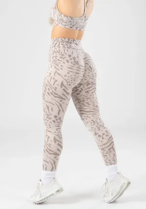 Reluna Original Sculptseam? Legging Snow Leopard Everyday Comfort Wear