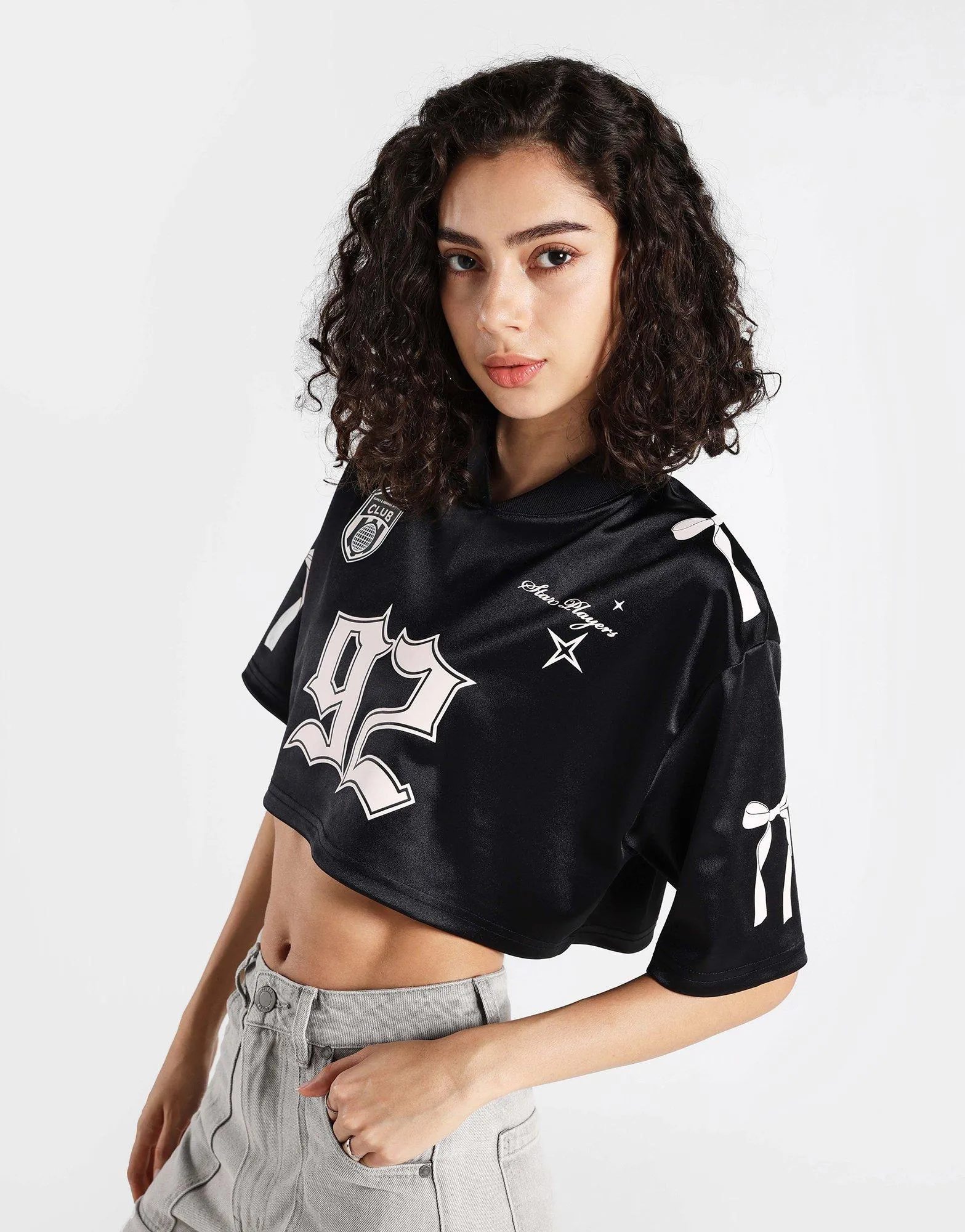 Soft and breathable Bow Jersey T-Shirt