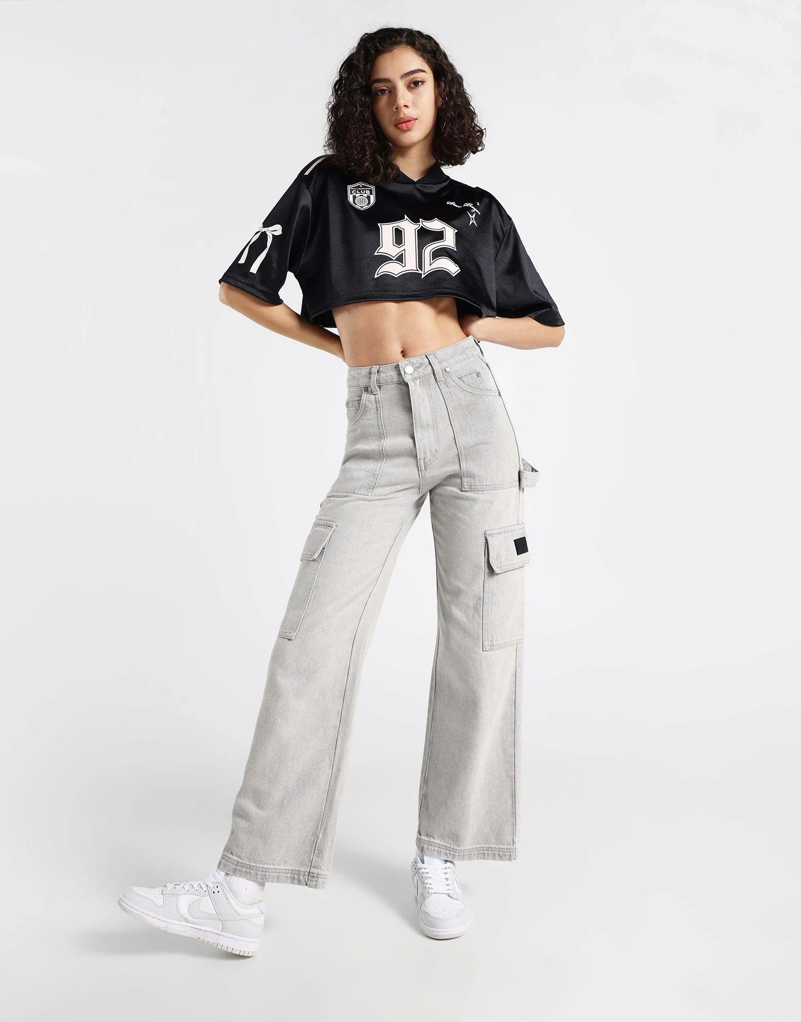 Bow Jersey T-Shirt Casual and Soft