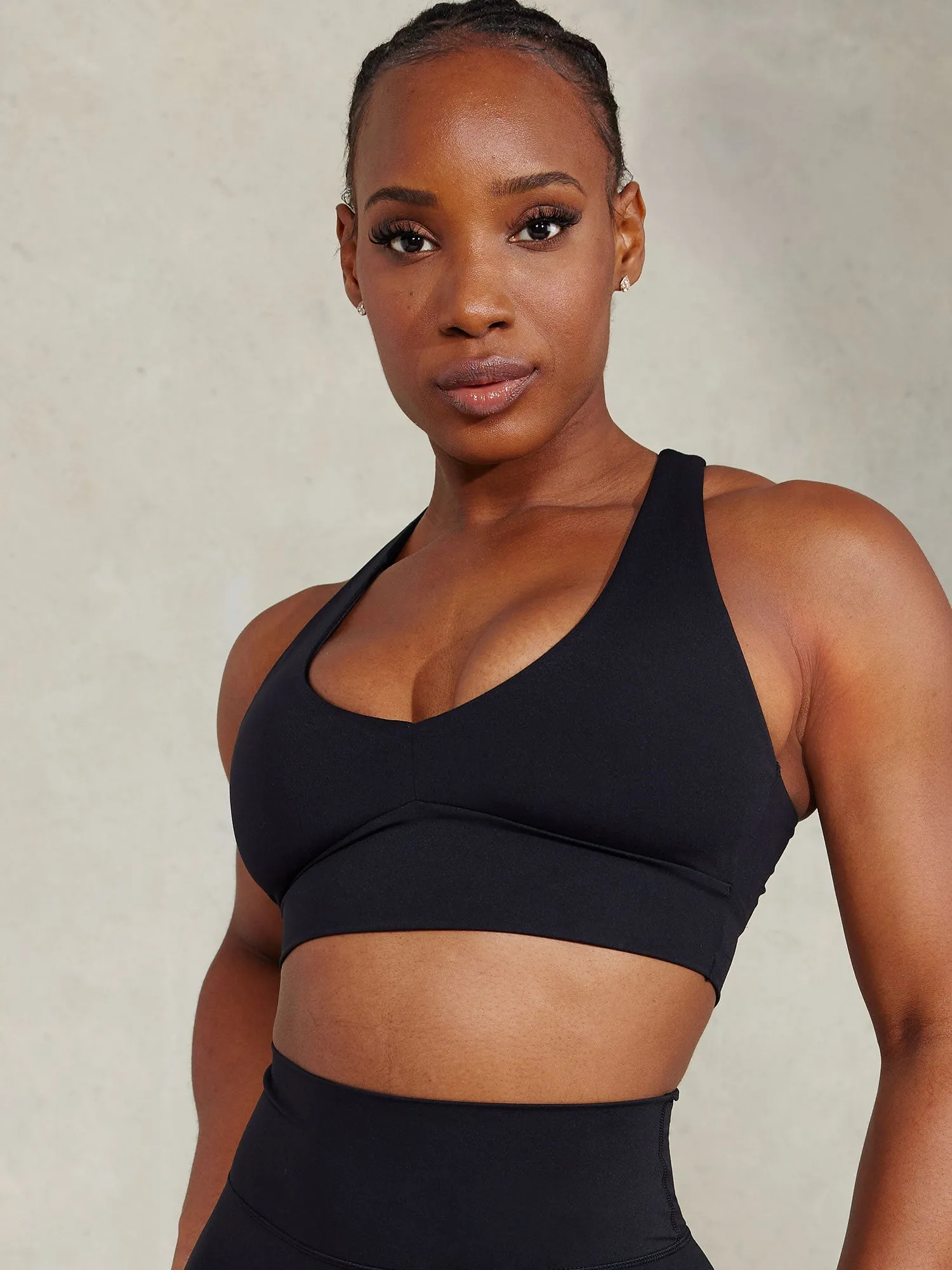Raw edges seams NKD Embody Sports Bra - Black