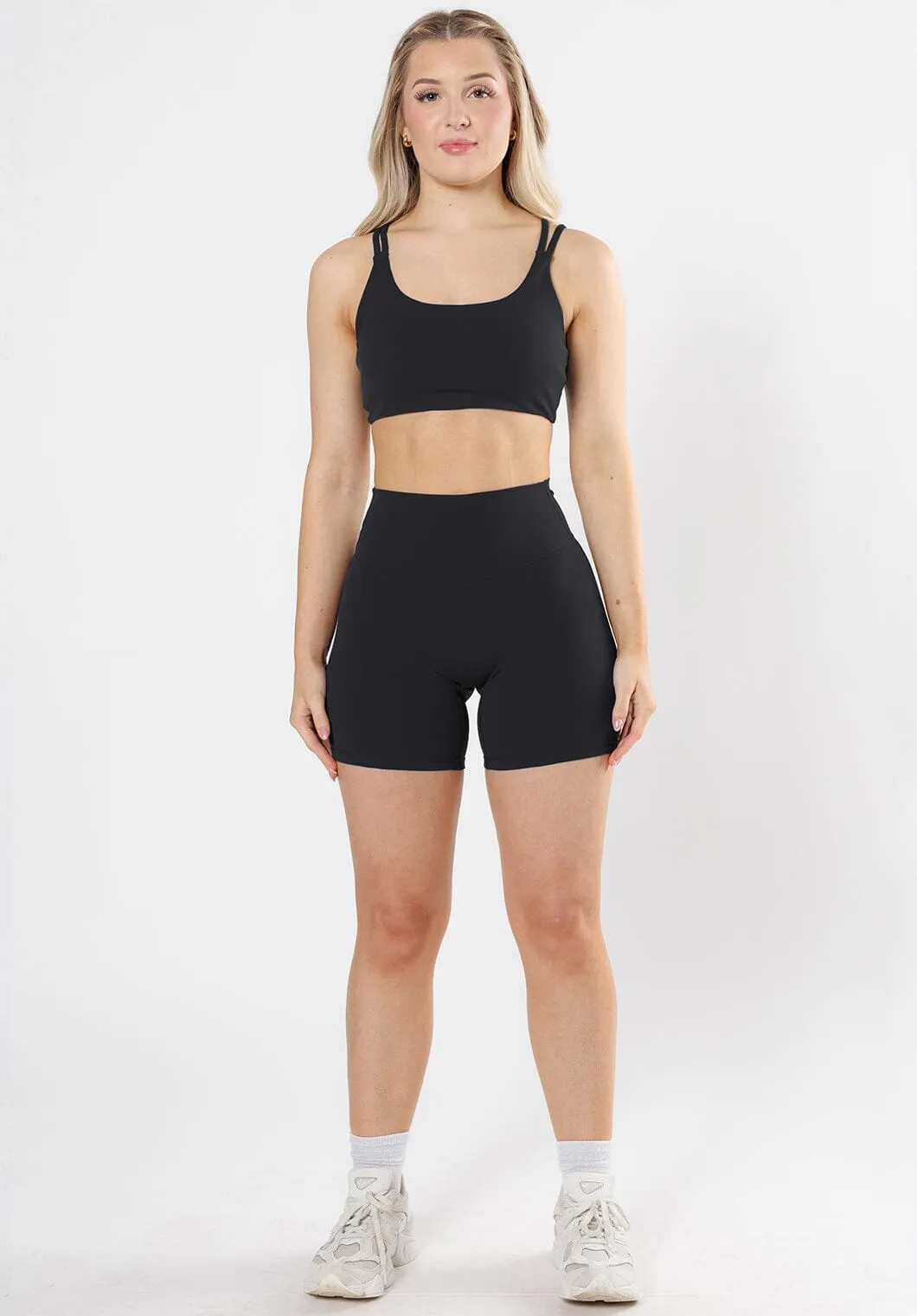 RecStretch? Original Sculptseam? Plus Short 6" Black Comfortable Stretch Everyday Basic